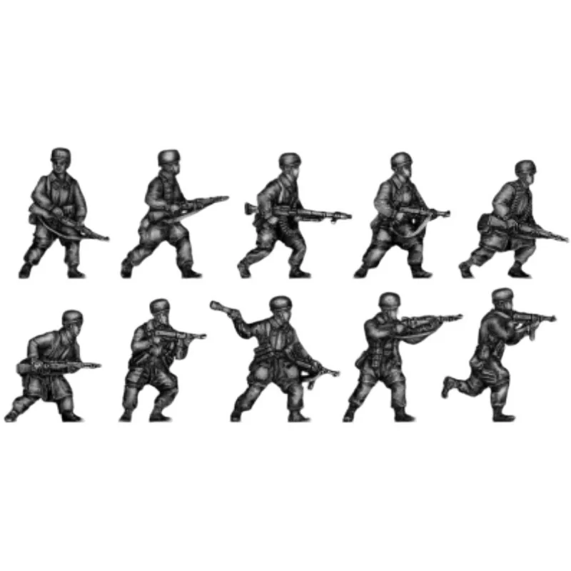 1/72 Scale Die-cast Resin Figure Paratrooper Combat Propulsion Team Model Assembly Kit Unpainted Free Shipping