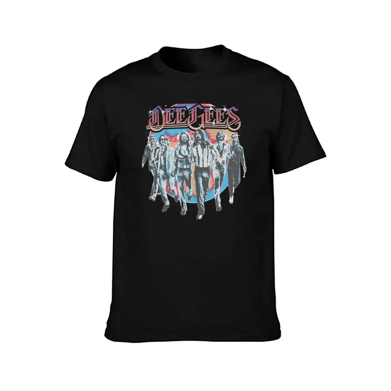 Dee Gees - Disco Ball Logo T-Shirt Soft Stretch Short Sleeve Top T-Shirt