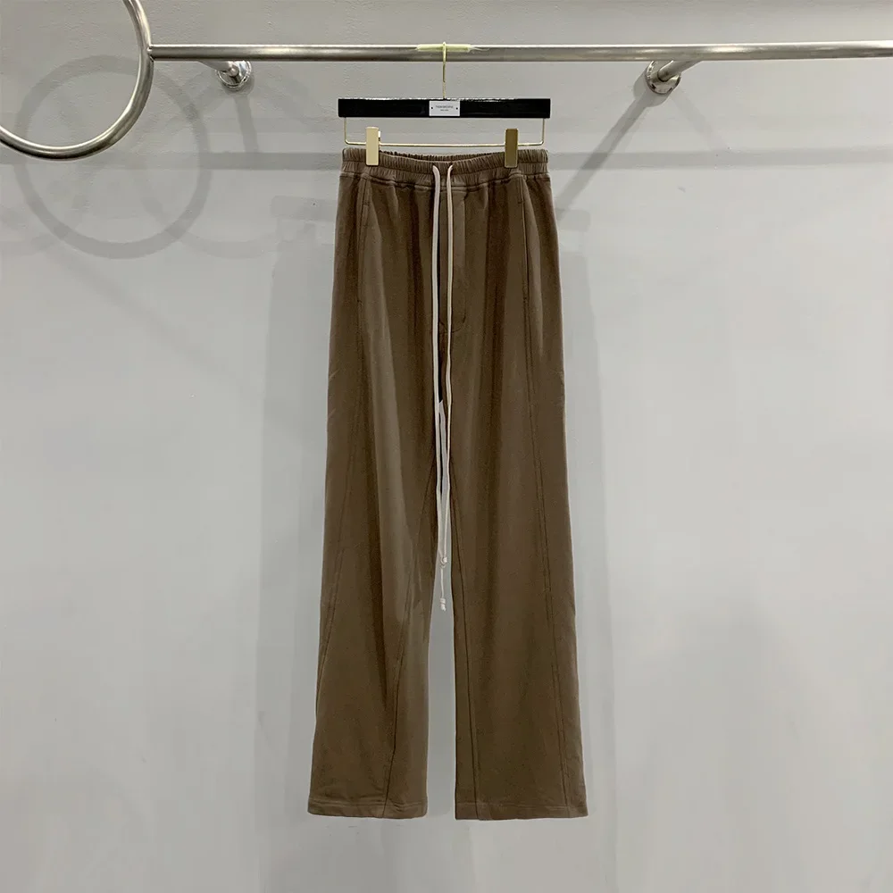 Calça Masculina High Street Cargo, RO Reto, Macacão, Button-Down, Rick Owens Trouers, Alta Qualidade, Venda Quente, Novo Estilo, Y2k