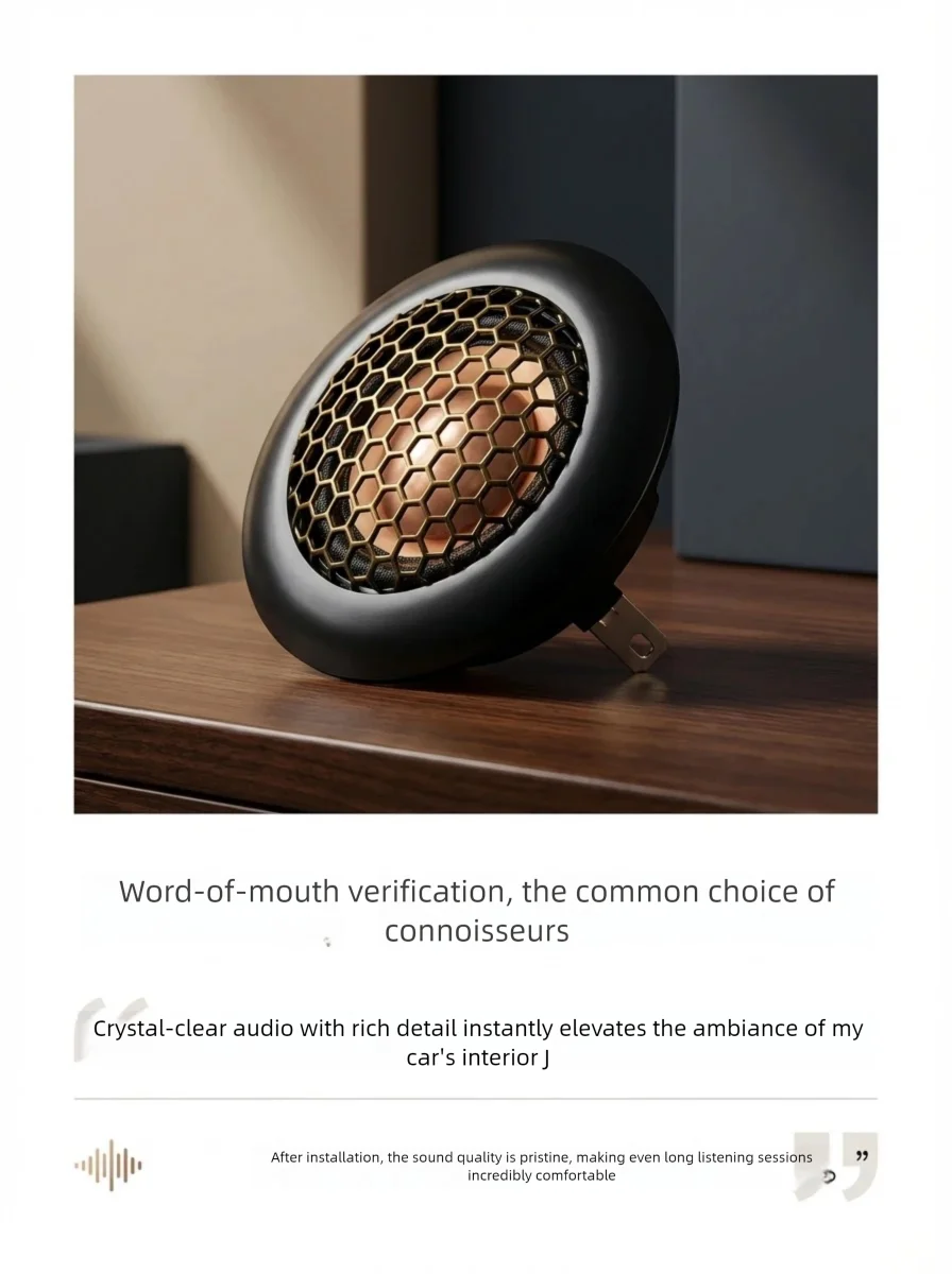 HIFIDIY C1-50 Audiosystem - Externe Hochfrequenz-Einheit 25-Kern Bienenwachs-Kupferdraht-Membran - High-End Hi-Fi Klangqualität – Detail 16