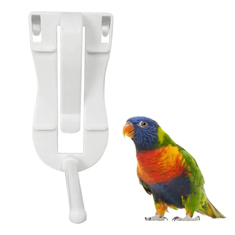 Bird Food Holder Clip For Cage Cuttlefish Bone Feeder Device Clamp Pet Parrot Feeding Fruit Vegtable Clip For Parrot Parakeet