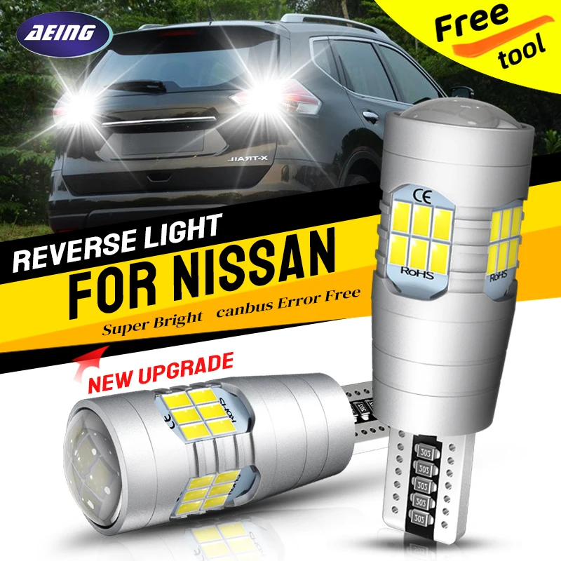 

2×LED Reverse Light Blub T15 W16W 921 For Nissan Murano/Armada/Rogue/X-Trail/Juke/KICKS/Tiida/Teana/Pulsar/Note/Almera Classic