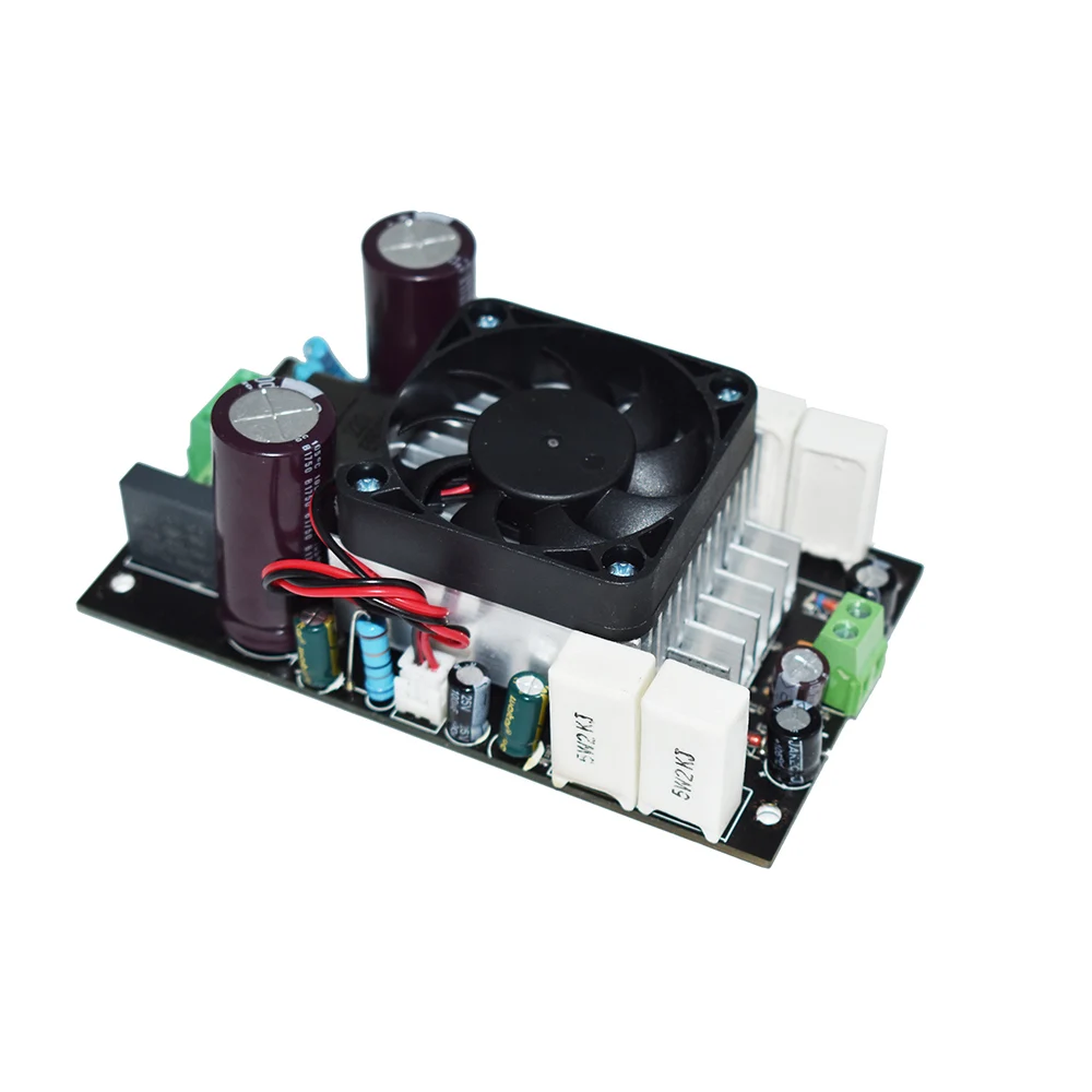 HIFI Power Original IRS2092 1000W Digital power amplifier board Class D Subwoofer Full Frequency Amp Board With FAN