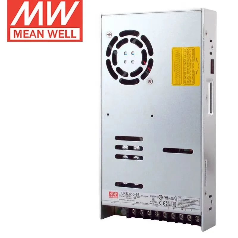 TAIWAN MEAN WELL LRS-450-36 Single Output Switching Power Supply LED Driver Brand New Original Authentic 36VDC 12.5A