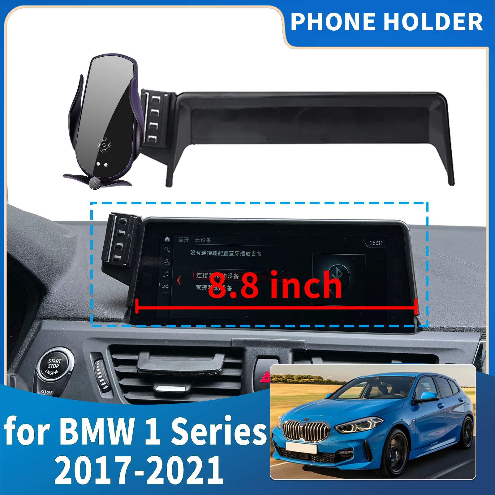 

fit for BMW 1 Series 2017 2018 2019 2020 2021 F52 Integrated Screen Mount Phone Holder Mount Car accessoires