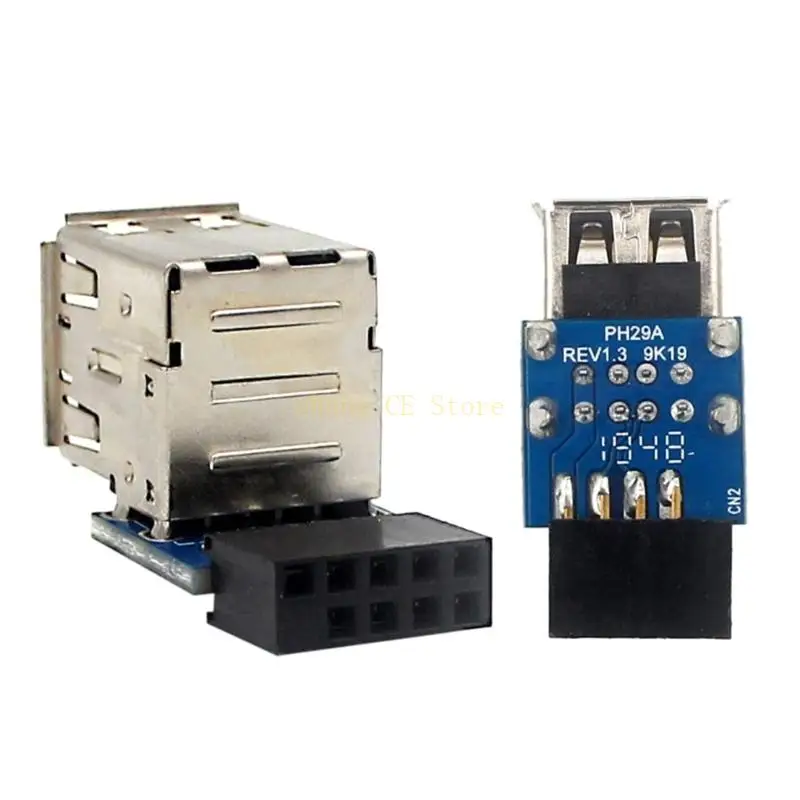 

M5TD PH29A Desktop Board Board USB Connector Motherboard 9 PIN-код с двойным USB 2.0 Женский вертикальный адаптер встроенный