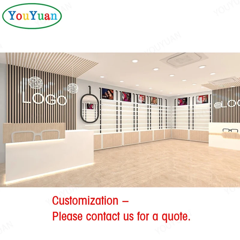 custom.Best Shop Furniture Optical Showroom Cabinet Sunglasses Display Stand Double Sided Floor Sunglasses Display Sign