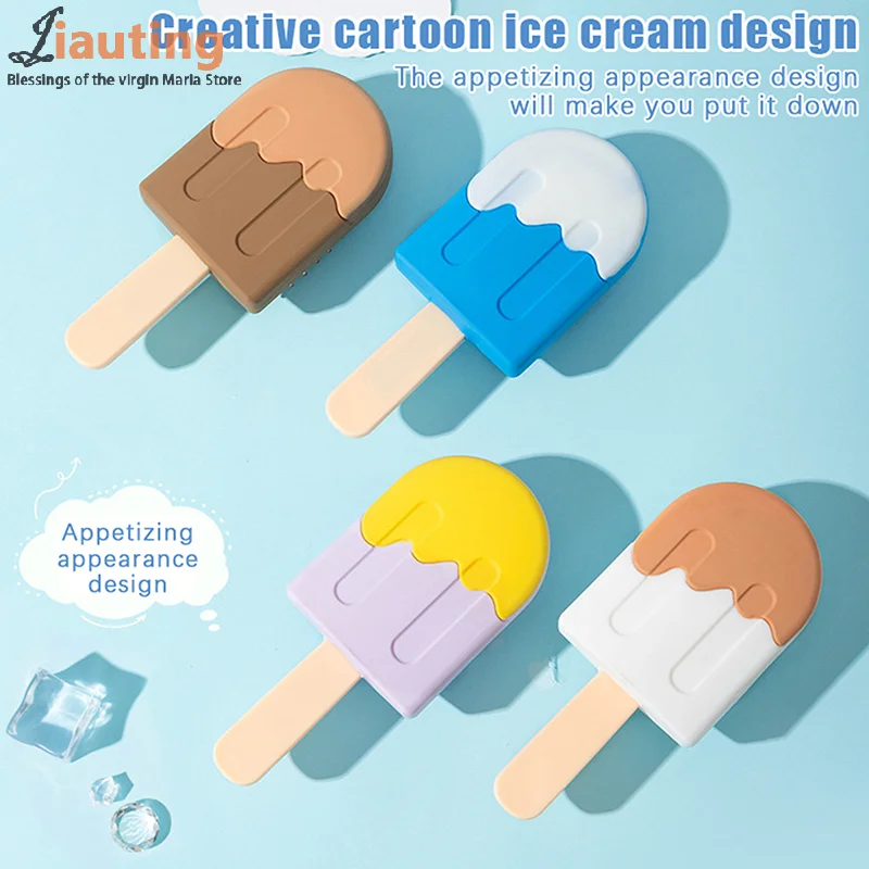 Color-changing Comb Ice Cream Mini Massage Comb Girl Cute Style Air Cushion Comb Portable Hair Comb