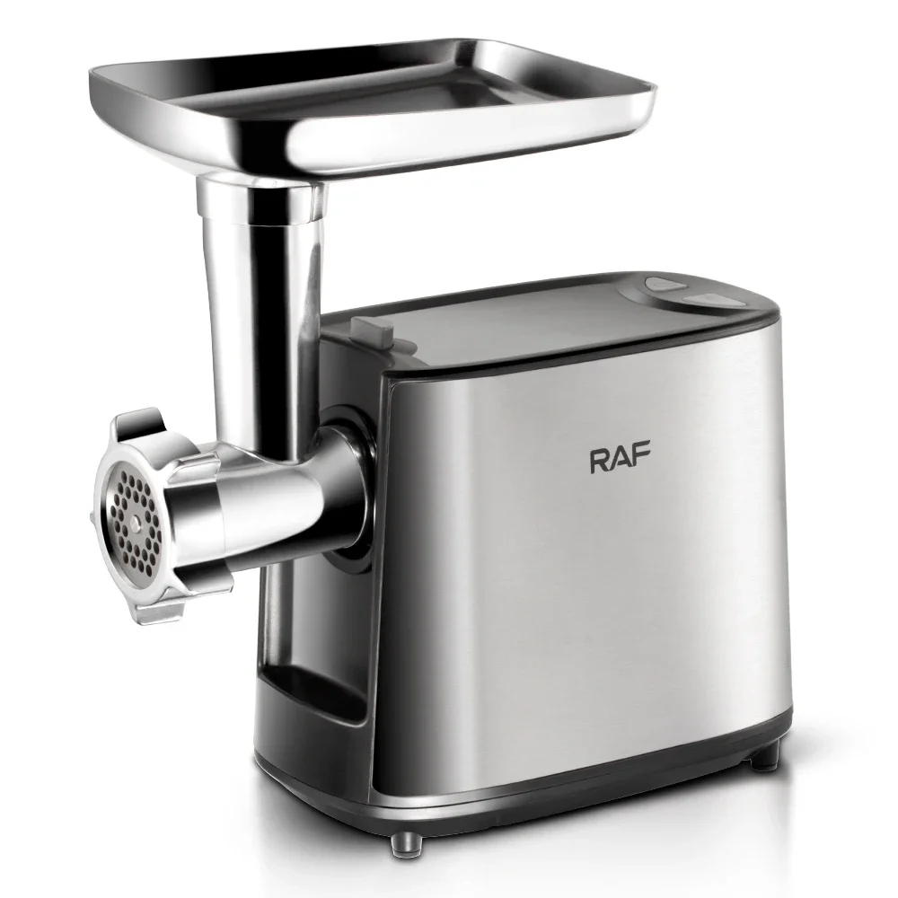 

l RAF Brand Automatic Stainless Steel Meat Grinders And Slicers Grinder With Large Capacity Storage