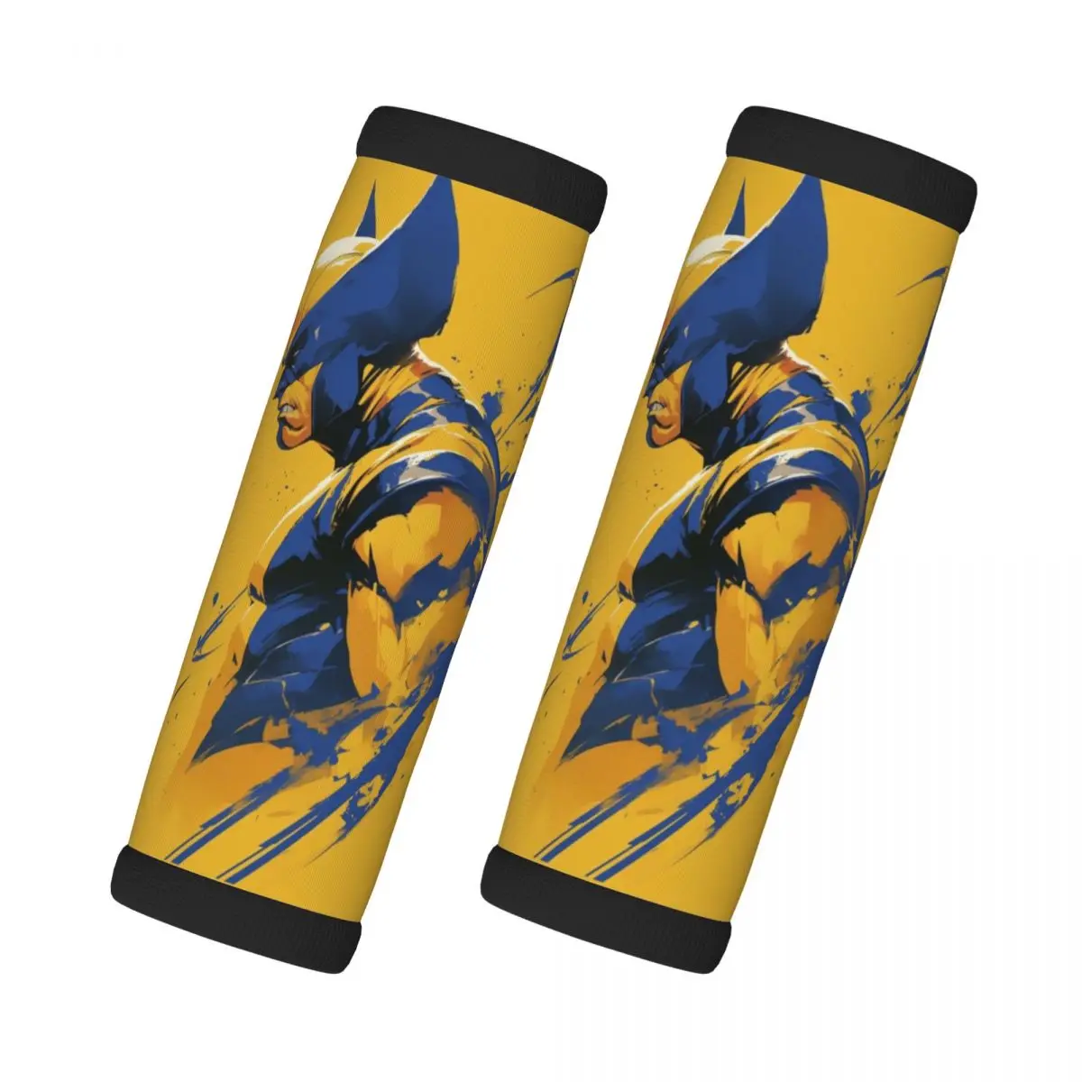 

Custom Superhero Wolverine Luggage Handle Wrap Suitcase Identifier 2 Pack For Door Handle