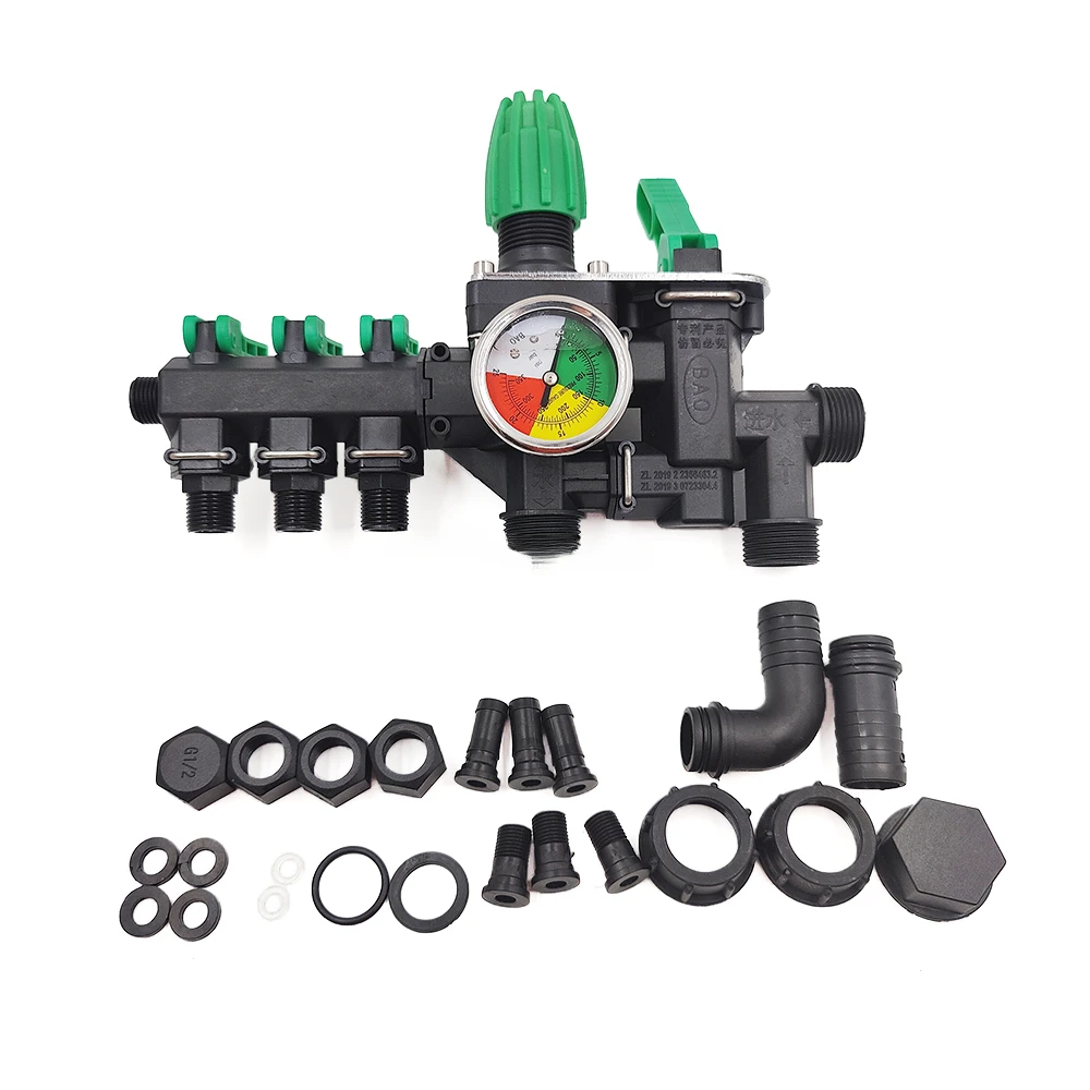 3 Way Water Splitter Agricultural Sprayer Control Valve Connectors for Agriculture Animal Husbandry Aquaculture Accessories