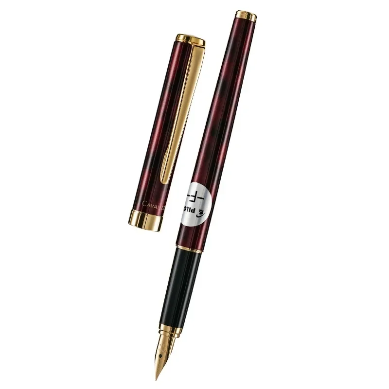 New PILOT Cavalier Brass Fountain Pen F M 0.5 0.7MM Nib With Marble Pattern FCAN-3SR New Year's Gift Japanese High-end Stationer
