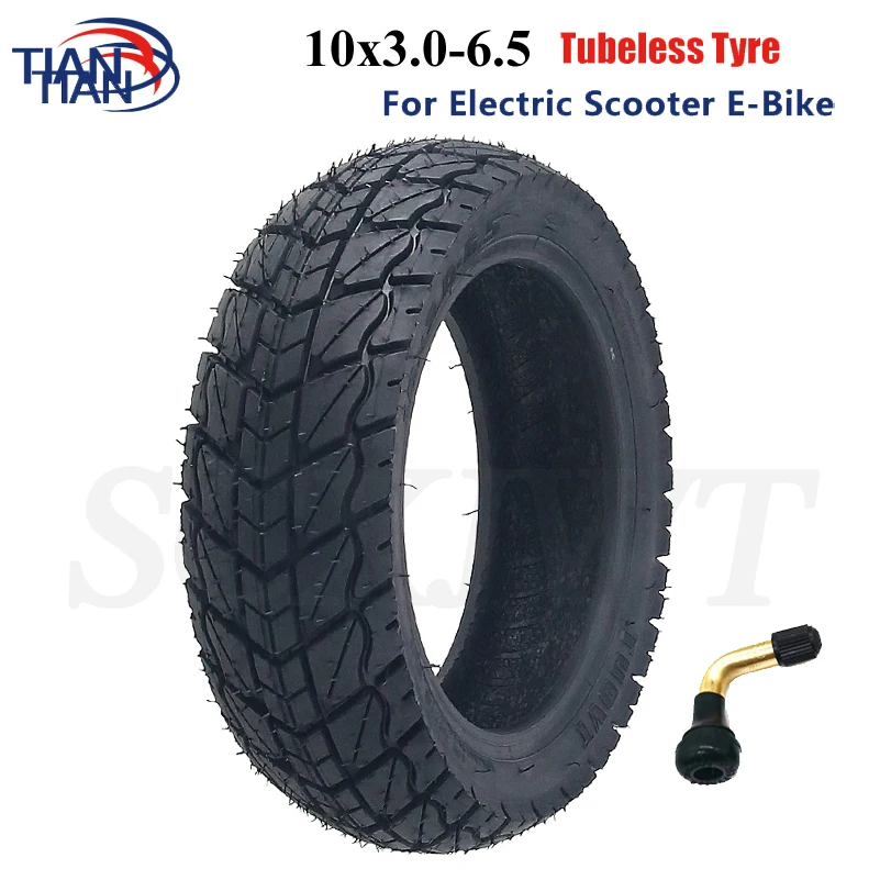 

10X3.0-6.5 Off-road Tubeless Tire For 10 Inch Wheel Tyre Electric Scooter Accessories Durable Replacement Repair Parts
