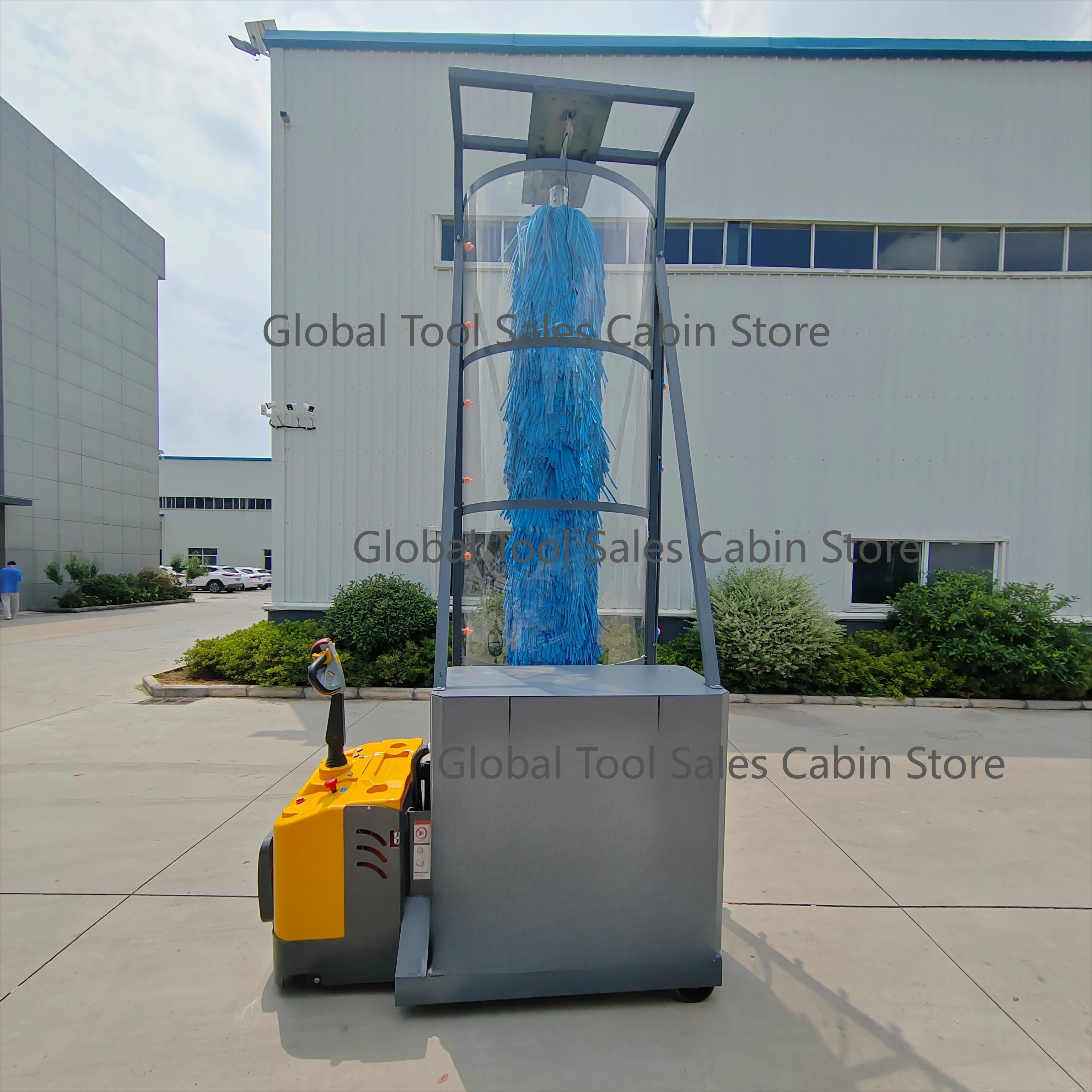 Latest Research Development Electric Direct-through Automatic Car Wash Machine Double Flat Track Conveyor ABS Material Car Wash