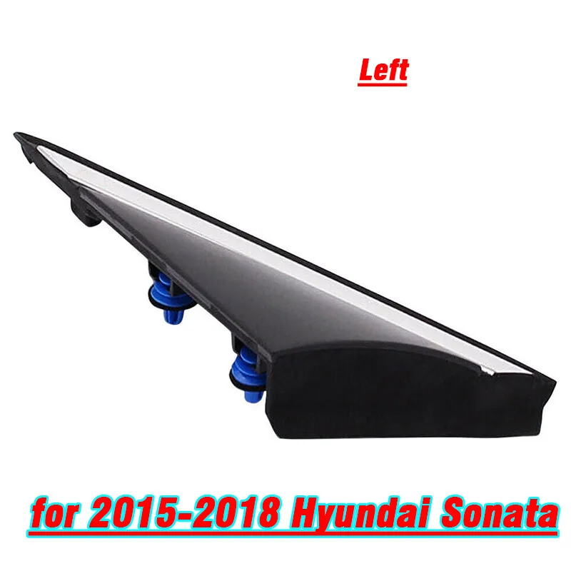 

New Fender pillar corner trim molding for 2015-2018 Hyundai Sonata, driver side