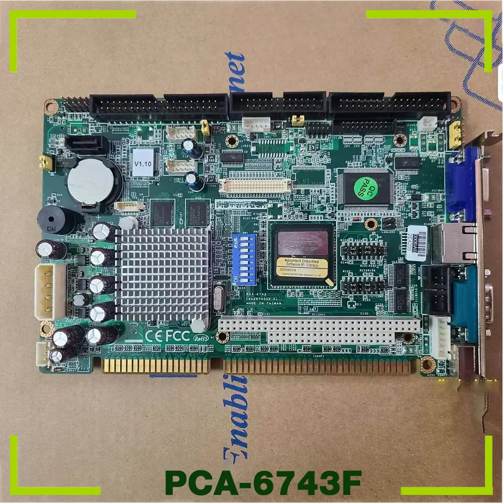 For Advantech PCA-6743F PCA-6743 Rev.A1 Industrial Motherboard