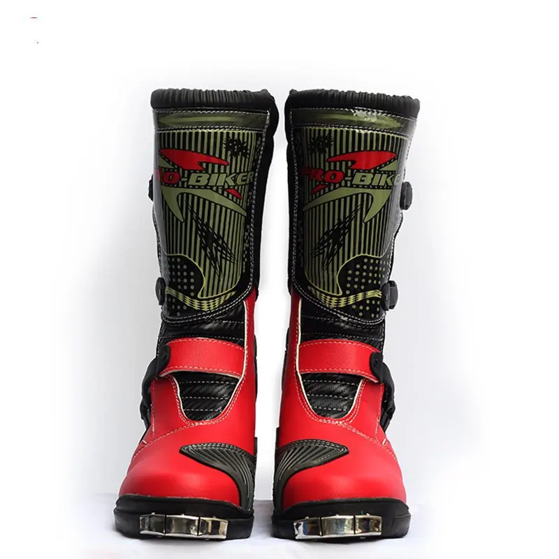 Motorcycle Boots 40-45 Sizes Motorcycle Shoes Men Motorbike Racing Motocross Off-Road Motorbike Riding Boots Botas Para Moto