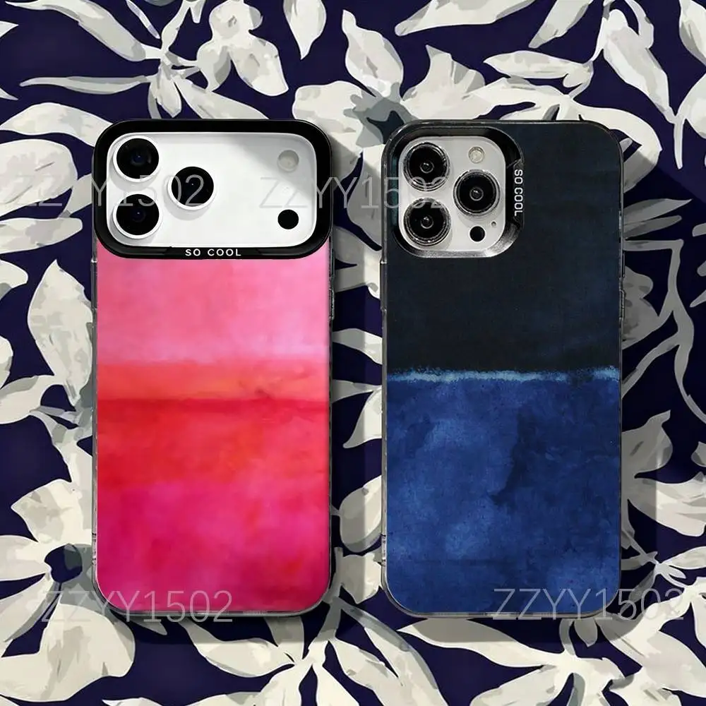 

Mark Rothko Abstract ART Matte Fingerprint Proof Phone Case For iPhone 17,16,15,14,13,12,X,8,Pro,Max,Plus,SE4,Air,Mini