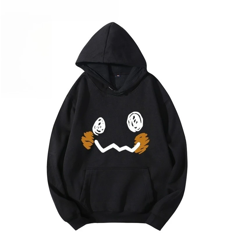بوكيمون لطيف Mimikyu مطبوعة قلنسوة من القطن للرجال والنساء الخريف والشتاء جديد Harajuku الاتجاه فضفاض سترة غير رسمية
