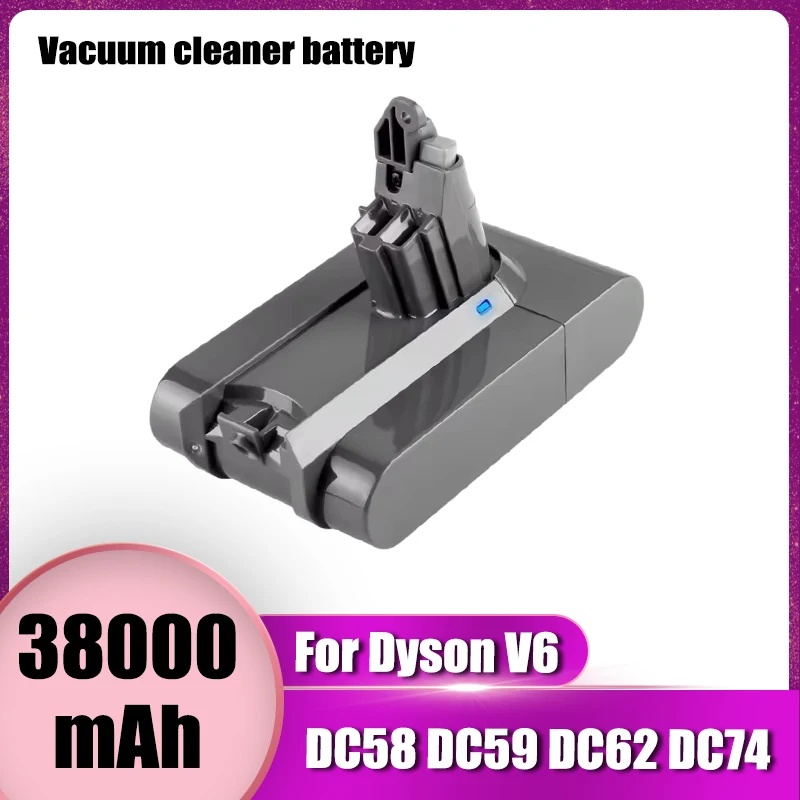 For Dyson V6 vacuum cleaner battery replacement, 21.6V lithium battery, multi capacity, DC58 DC59 DC62 DC74 SV09 SV07 SV03