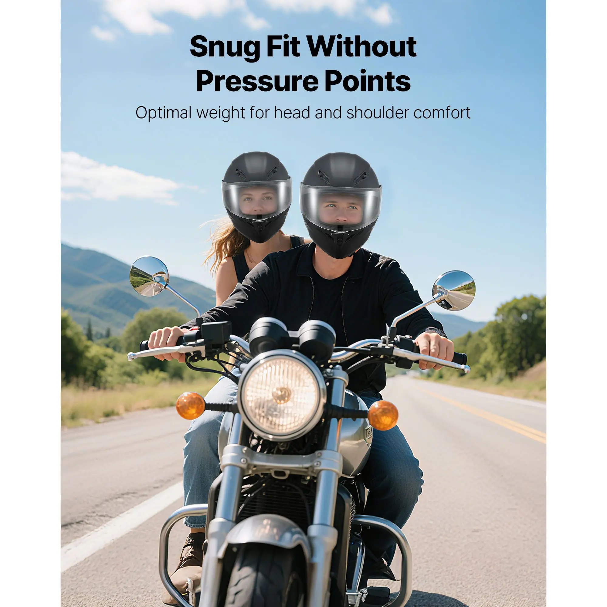 

Motorcycle Helmet, Modular, Adult Motocross Dirt Bike Helmet with Large Clear Visor, Comfortable Motorbike Racing Street with