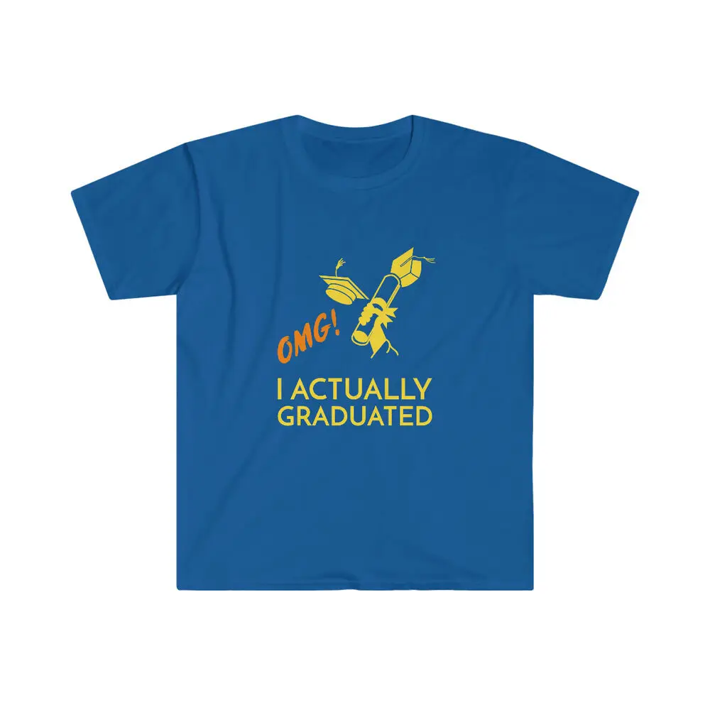 OMG I Actually Graduated Graduation T Shirt Congratulations High School College