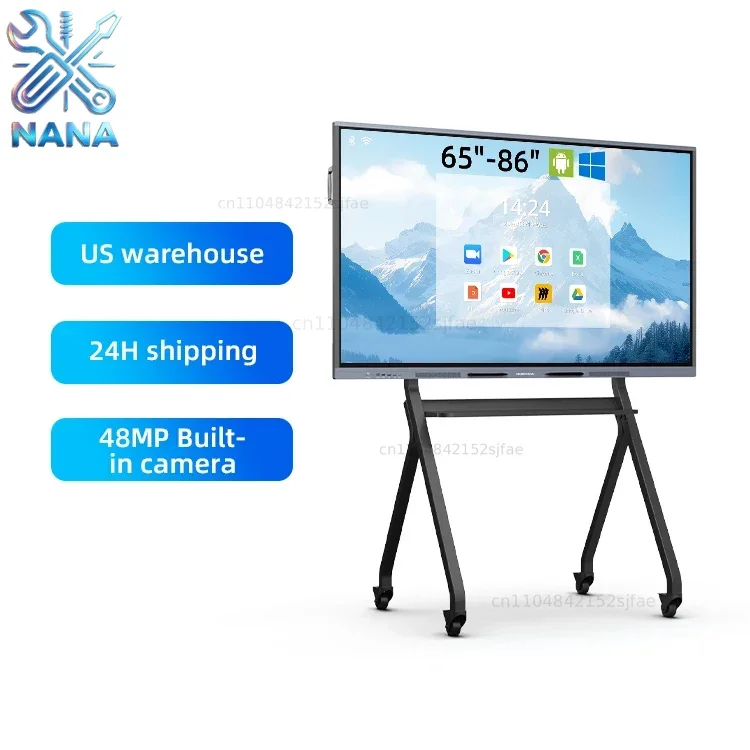 Smart Interactive Whiteboard LED Display TV - Touch Screen Digital LCD Panel Flat 55/65/75/86/100 Inch Pricing Included