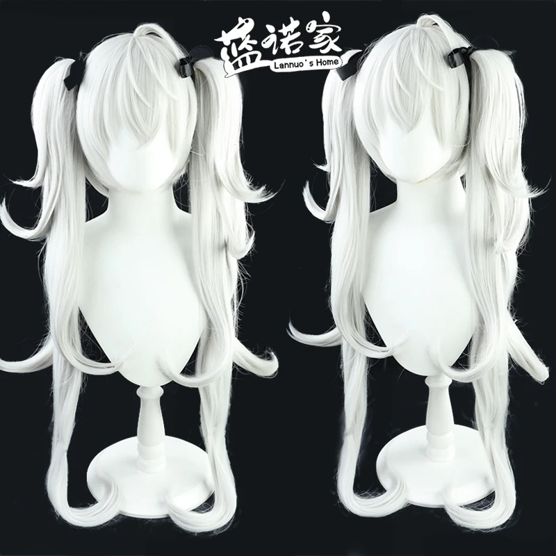 Virtual YouTube Vtuber Kazuraba Kuzuha Cosplay Wig Halloween Carnival Party Props Synthetic Hair Heat Resistant Fiber + Wig Cap