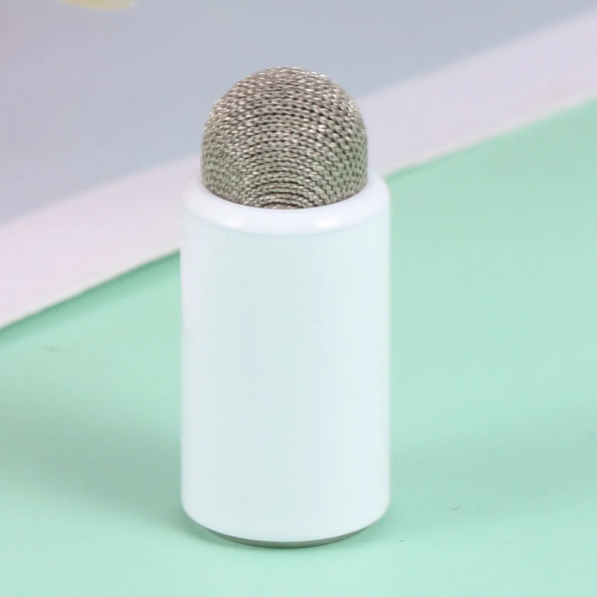 

Protective Pen Cap For Pencil White Conductive Cloth Tip Snuggly Fit Durable Capacitive Tip Replacement Stylus Cap