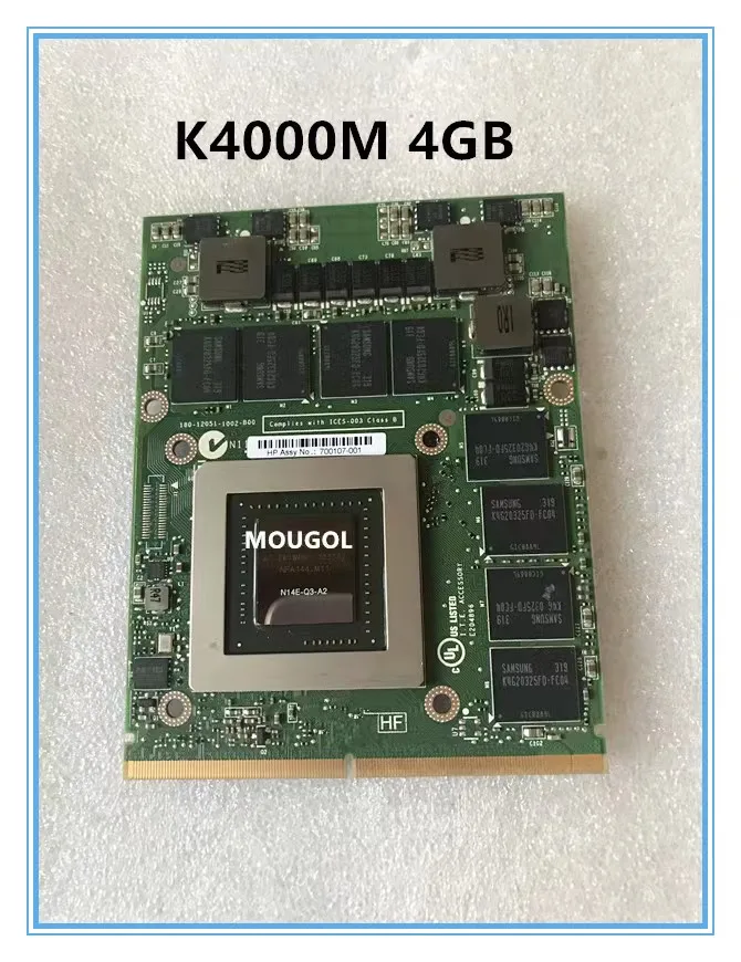 Quadro K4000M K 4000M N14E-Q3-A2 Video Vga Graphic Card For Laptop Laptop DELL M6600 M6700 M6800 HP 8760W 8770W 8740W Test100%