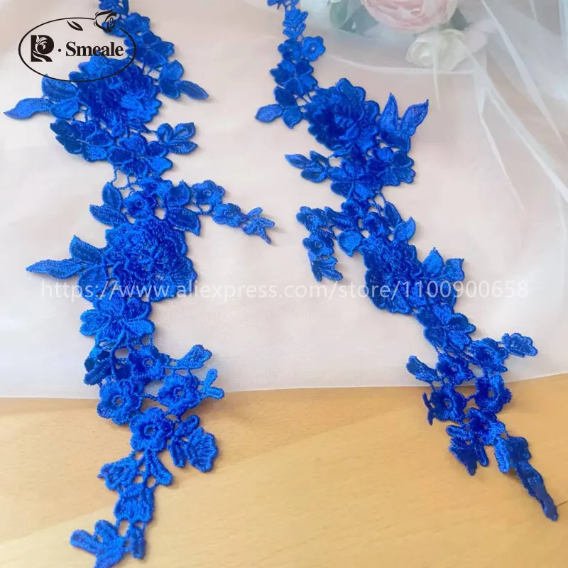 10 Stück = 5 Paare. Wasserlösliche Spitzenstickerei für Hochzeitskleider, Applikation, handgemachtes DIY-Spitzenkleidungszubehör zum Nähen. – Detail 8