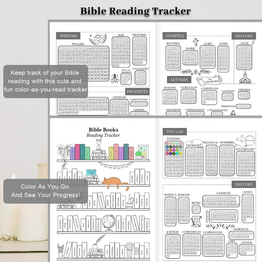 Jurnal Studi Alkitab dan Jurnal Doa dengan Pelacak Pembacaan Alkitab, Jurnal Pemetaan Vee, Perencana Kebudayaan Kristen dan Keimanan, Catatan Gereja