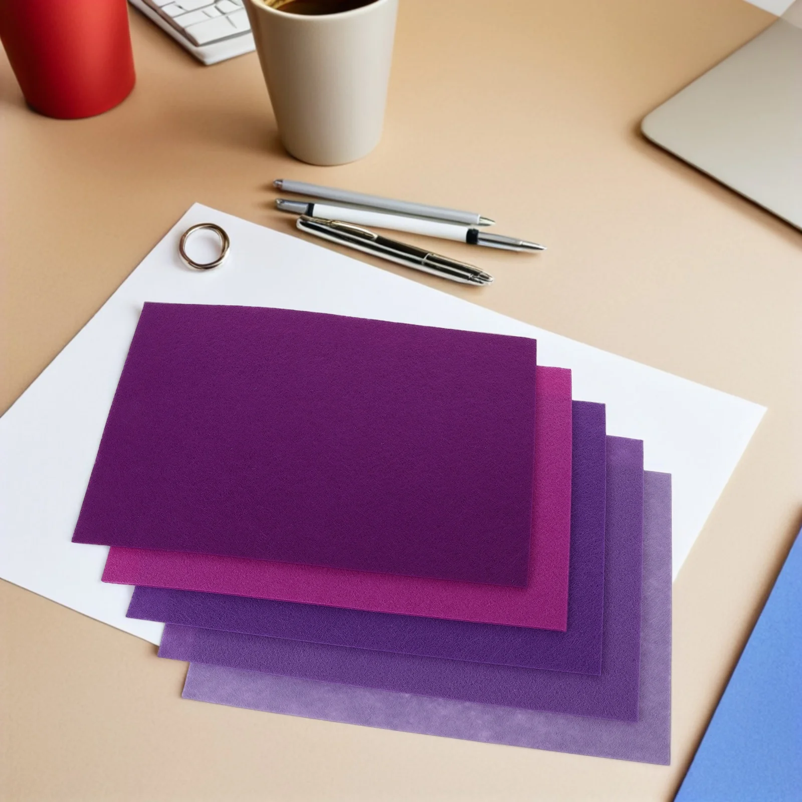 

Premium Felt Fabric Sheet Durable Thick Wool Felt Cloth Ideal for Art Crafts DIY Sewing Projects Handmade Material Cutting