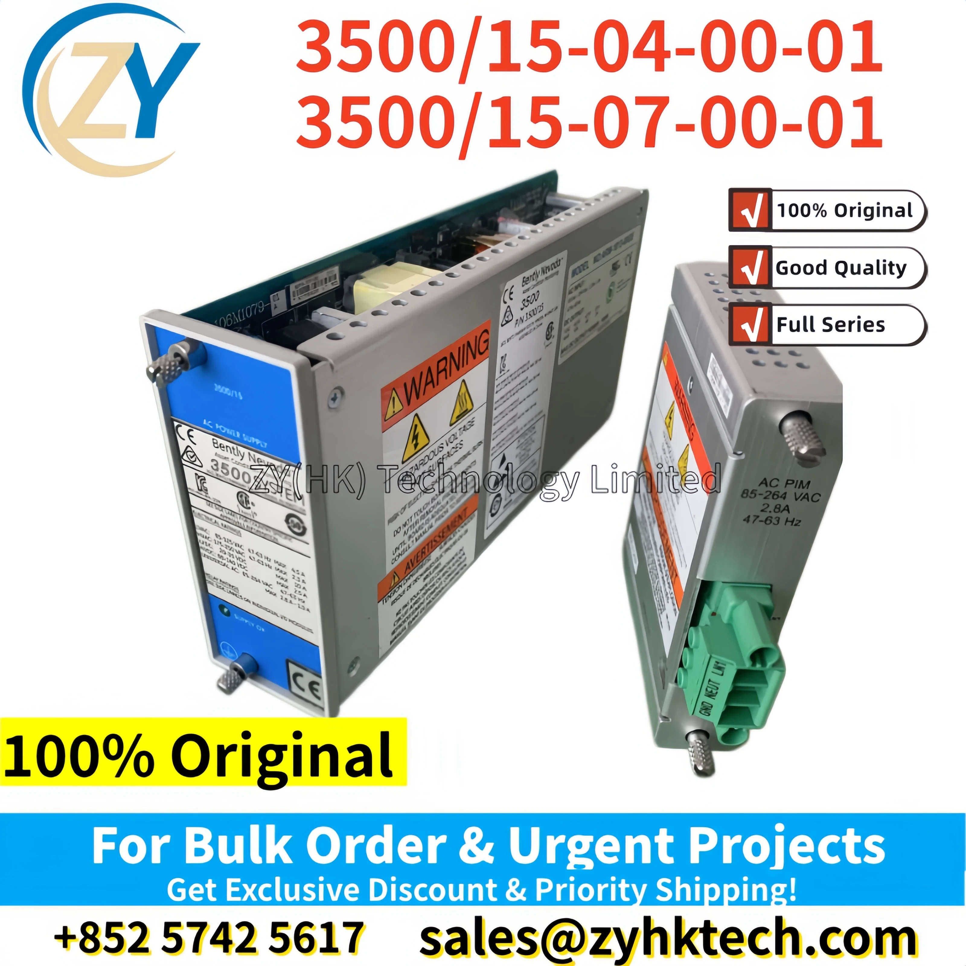 100% Original 3500/15 3500/15-04-00-01 3500/15-07-00-01 3500 BN Module Brand New【Contact For Quote】