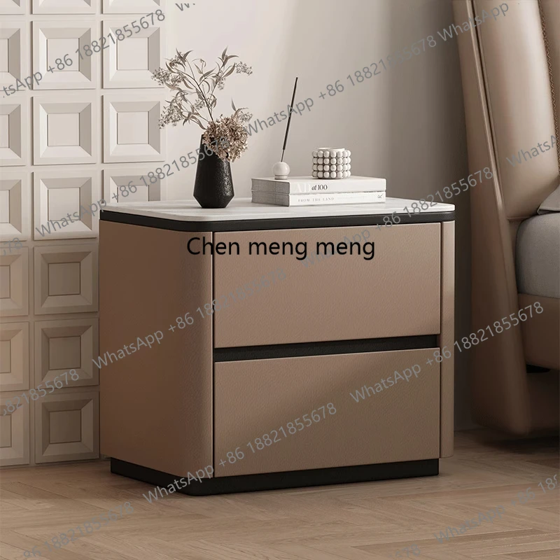 Low Organizer Bedside Table Bedroom Mobile Cabinets Drawers Luxury Storage Nightstand Librero Mesa De Cabeceira Trendy Furniture