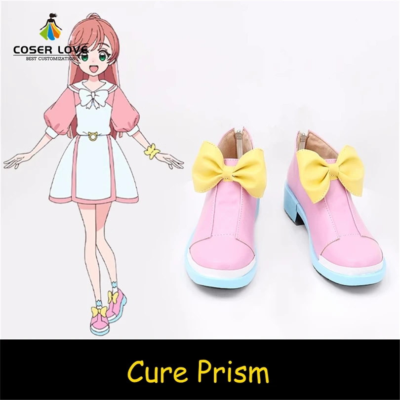 Hirogaru Sky!Pretty Cure Cure Prism Cosplay Shoes Boots Halloween Christmas Boots