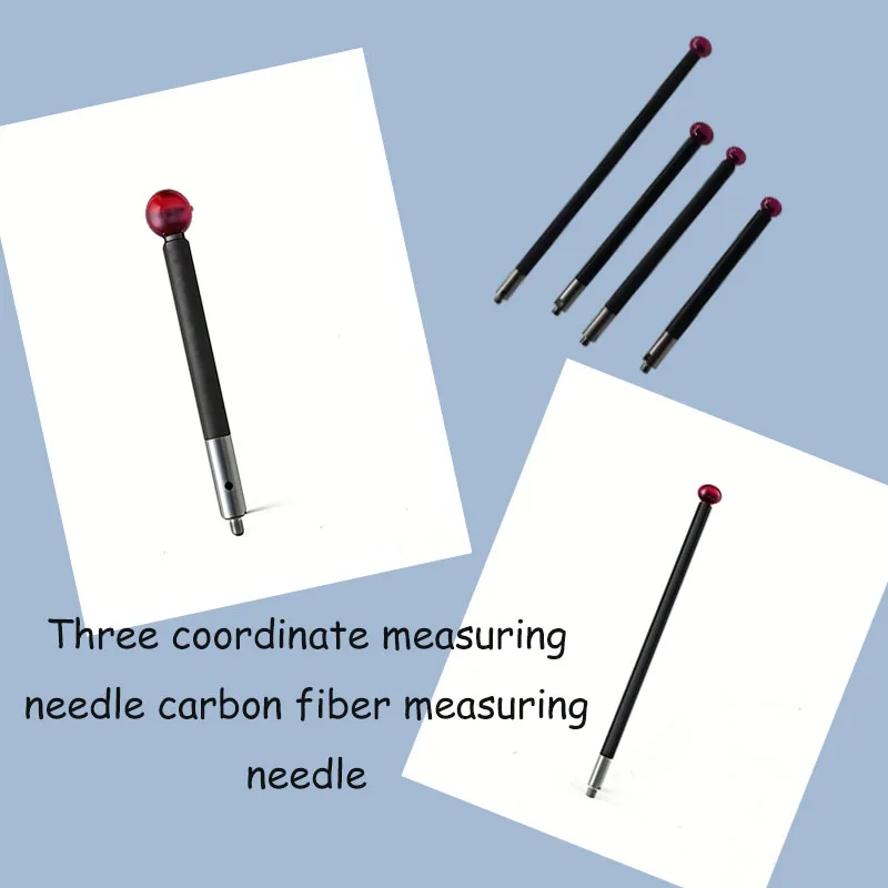 

Three coordinate detection probe carbon fiber lightweight measuring rod CNC machining standard M2 interface measuring needle