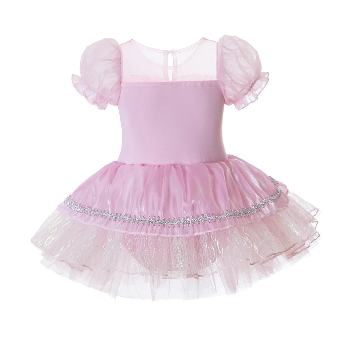 Pink Ballet Tutu Dress Girls Cute Lace Tulle Training Uniform Kid Princess Luxury Dancing Costume 2-8 Yrs Children Princess Sets image 3