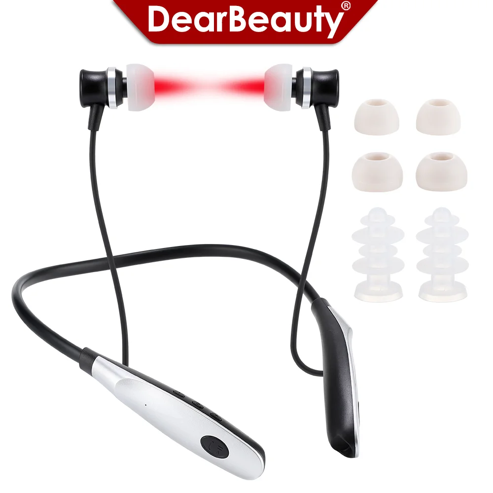 

Portable Tinnitus Ear Laser Therapy 650nm Laser LLLT Irradiation Earplugs Otitis Media Deafness Nose Rhinitis Sinusitis