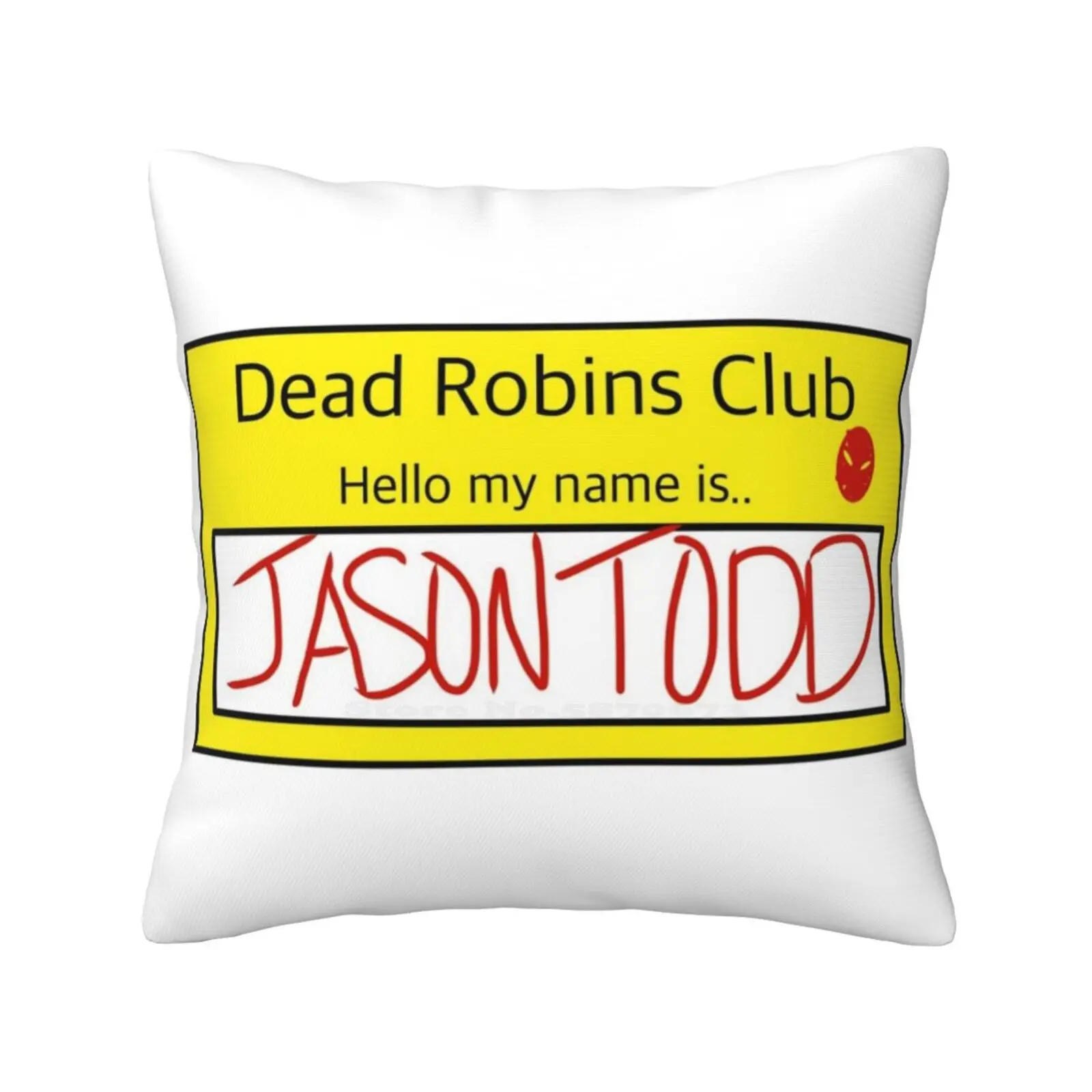 Dead Robin Club Jason Todd Throw Cushion Pillow Cover Jason Todd Red Hood And The Outlaws Rhato Dead Robins Club Comics Under