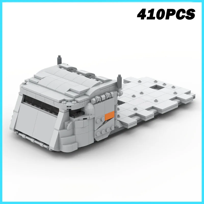 410 SZTUK NOWY Imperialny Transportowiec Logistyczny Modularny Model Kosmicznych Wojen MOC Klocki Konstrukcyjne Zabawka do Składania Prezent dla Dzieci i Dorosłych