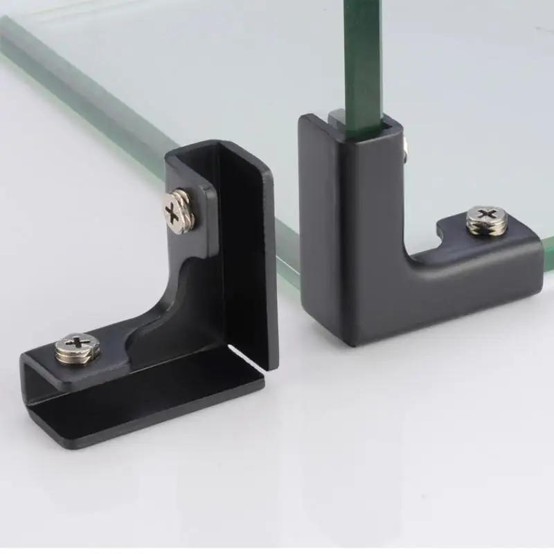 1 Stück Neuer Aluminiumlegierungs-Winkel-Code T-Form Verstärkter L-Typ Hardware Glasclip Fliesen-Befestigungsclip – Detail 6