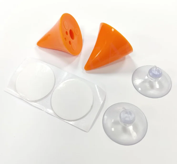 오토바이, 전기 자동차, 헬멧 장식 액세서리, 남성과 여성, 흡입 컵 유형 악마 경적 크리 에이 티브 맞춤형 2pcs