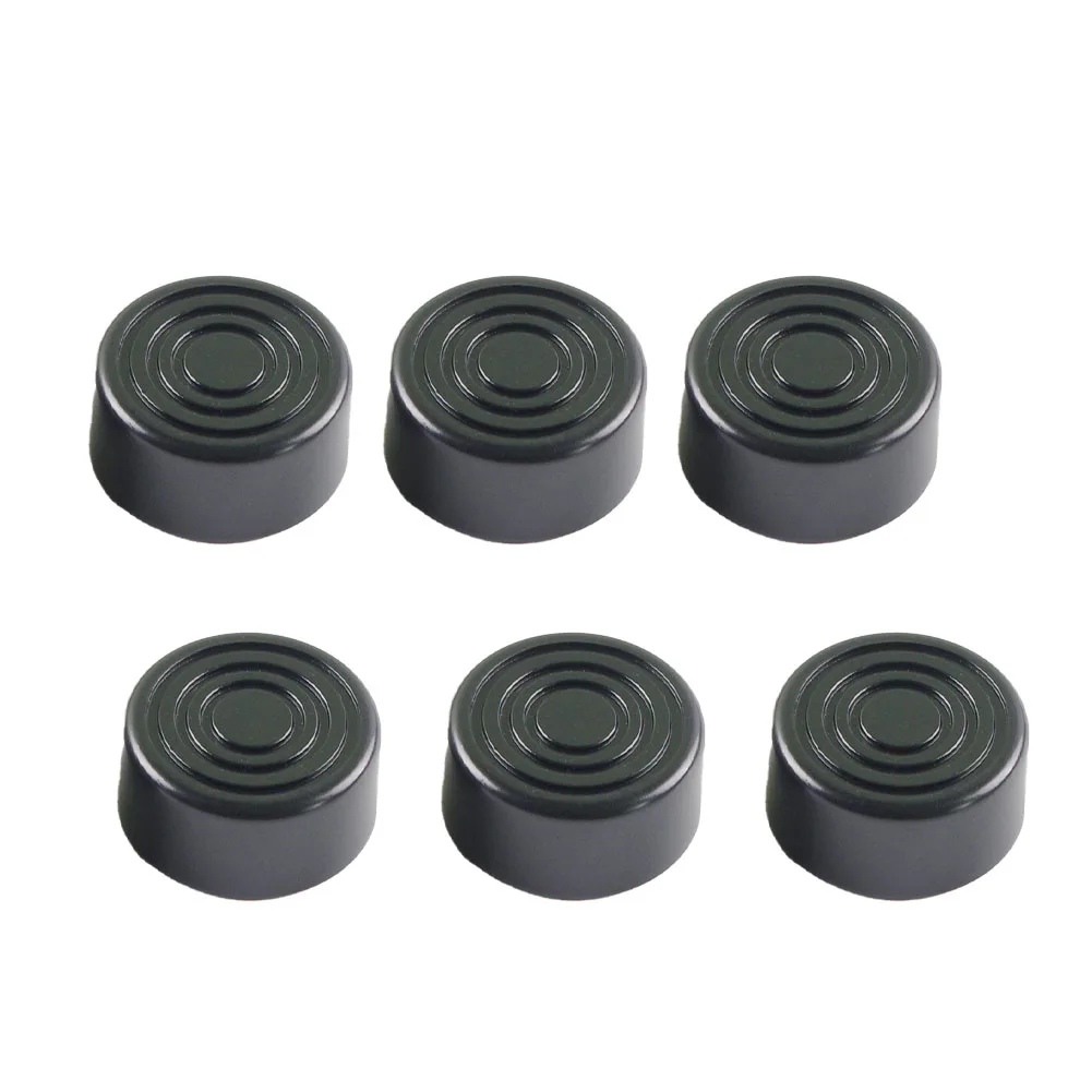 6 Pcs Effect Pedal Foot Nail Cap Guitar Effect Pedal Foot Switch Effect Foot Nail Cap Switch Knob Colorful Plastic Bumpers