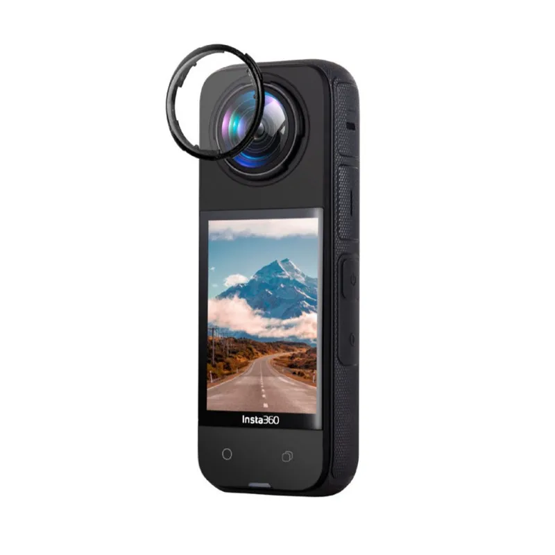 Hochwertige Objektivschutzvorrichtungen für Insta 360 X6 X5 X4 Kunststoff / Glas Standard-Objektivschutzabdeckung für Insta360 X5 4 X6 Zubehör – Detail 9