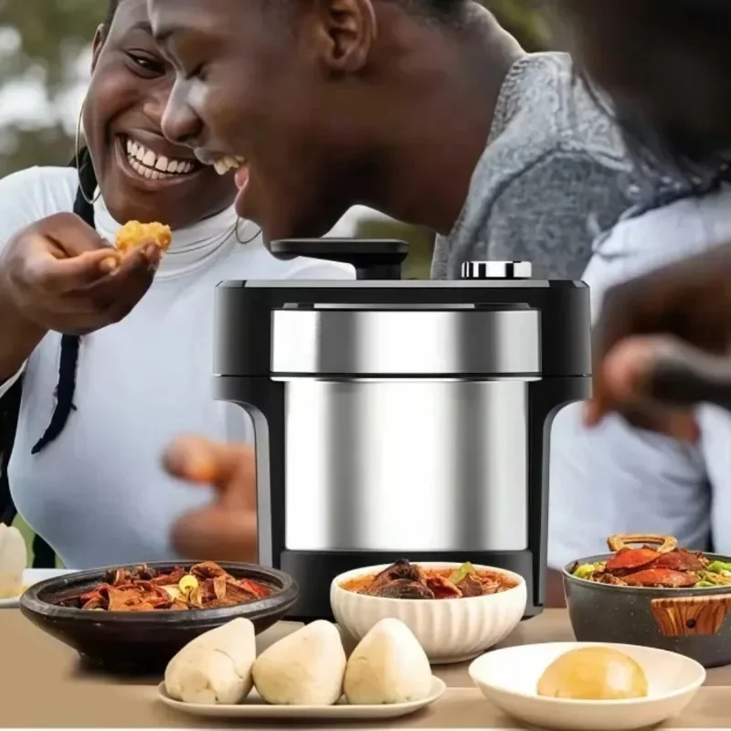 Factory Hot Sales 5L Automatic Fufu Maker Hine With Heating Function, Commercial Swallow Food Mixer Pounded Yam, Ca