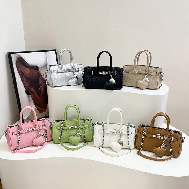 

Элегантная женская сумка с верхней ручкой 2025 года, роскошная сумка через плечо из зернистой кожи, трансформируемая рабочая сумка