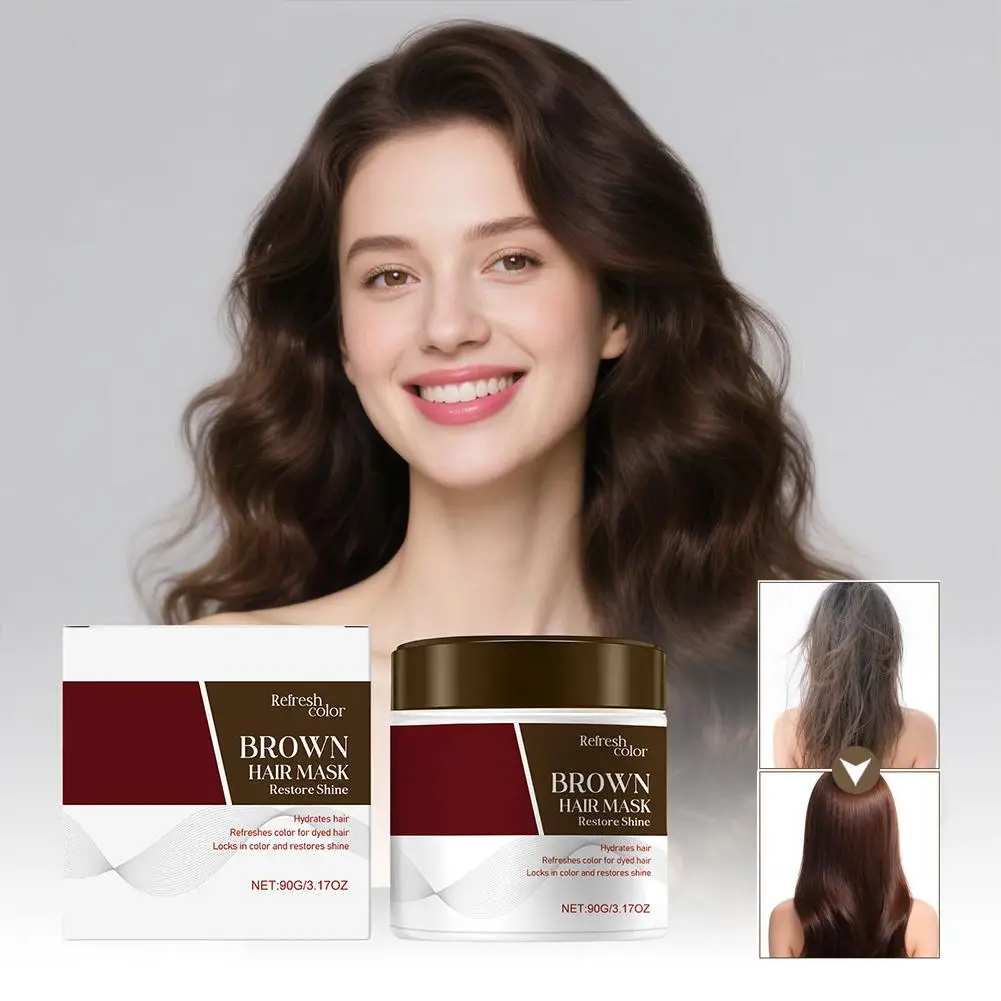 

Маска для волос Глубоко питает Восстанавливает поврежденные волосы Освежает Нежирный Гладкий Укрепляет блеск Уменьшает вьющиеся 90 г