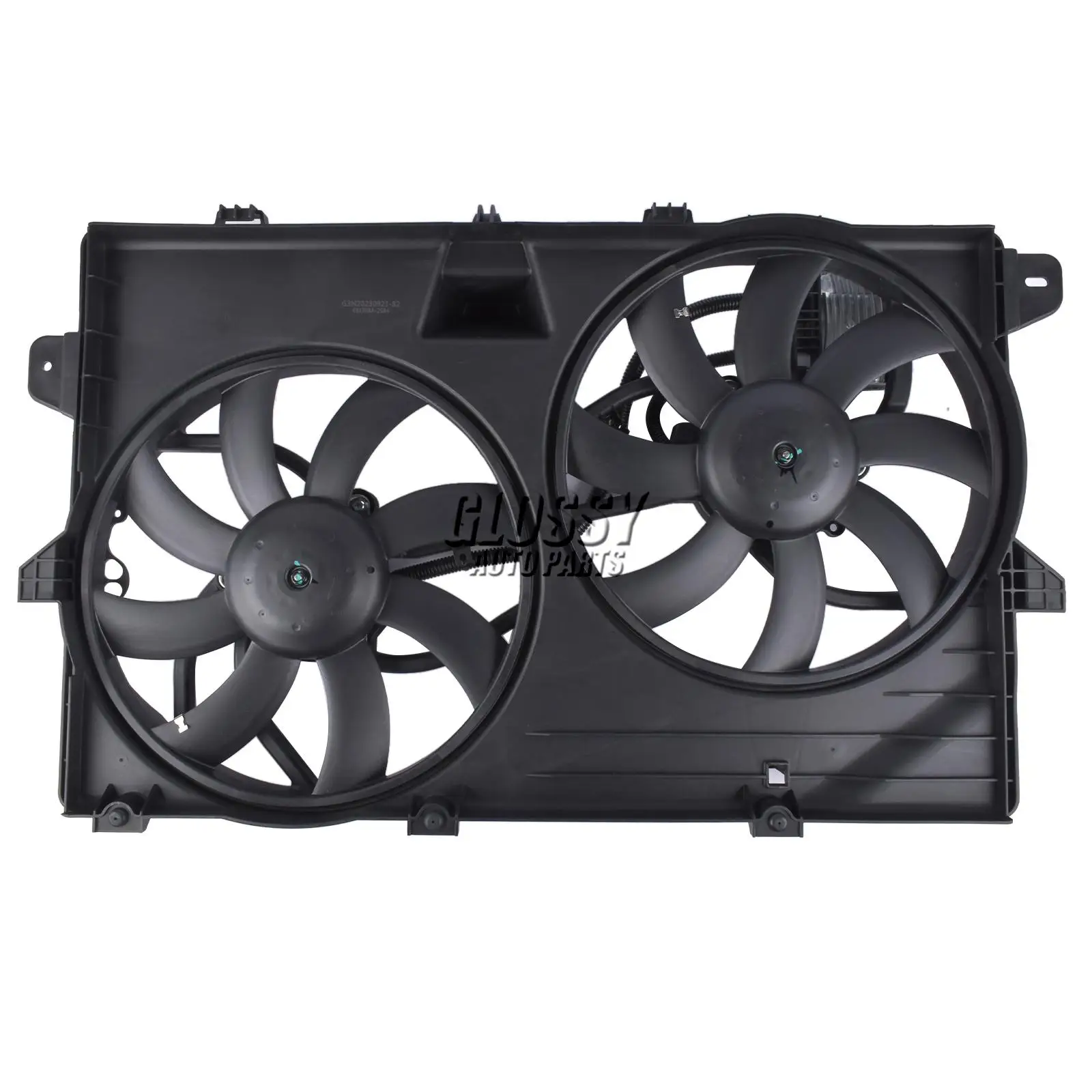 AP03 7T4Z8C607B CT4Z8C607B Dual Radiator Cooling Fan Assembly for Ford Edge 2007-2015, Lincoln MKX 2007-2015