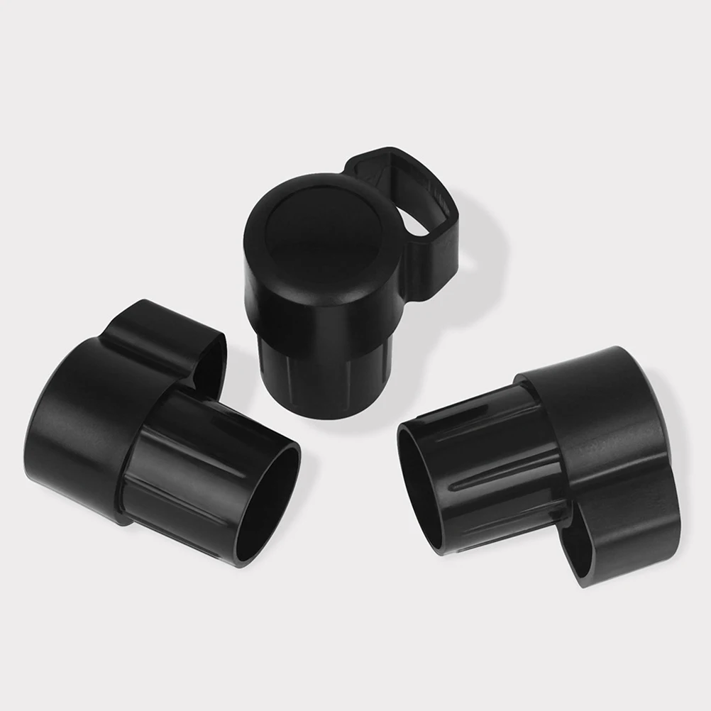 

3Pcs Saxophone Cap Alto Accessories Black Dust proof Plug for Tenor Sax End Plugs ABS Material Long lasting Protection